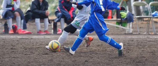 Partido de fútbol en Japón — Foto de Stock