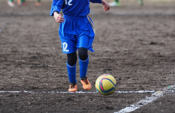 Jogo de futebol no japão — Fotografia de Stock