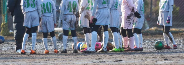 Partido de fútbol en Japón —  Fotos de Stock