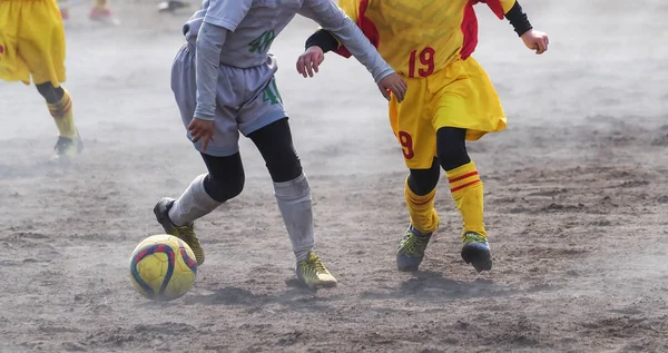 일본에서의 축구 경기 — 스톡 사진