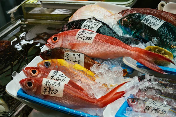 Mercado de peixe em okinawa — Fotografia de Stock