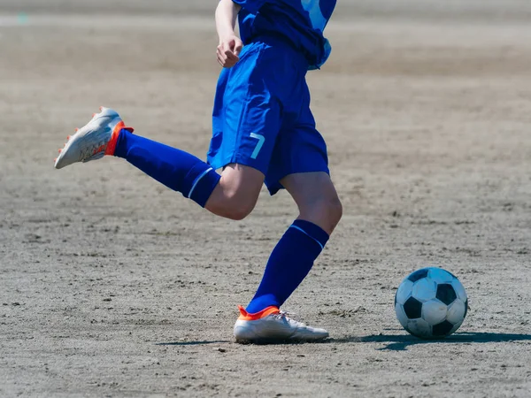 Jogo de futebol no japão — Fotografia de Stock