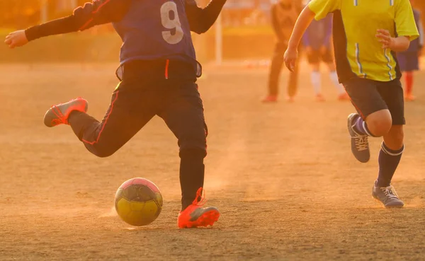 Voetbalwedstrijd in Japan — Stockfoto