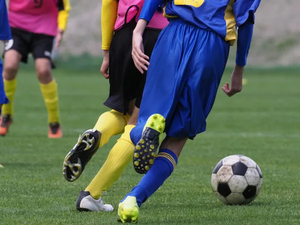 Jogo de futebol no japão — Fotografia de Stock