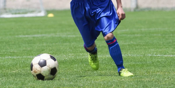 Partido de fútbol en Japón — Foto de Stock