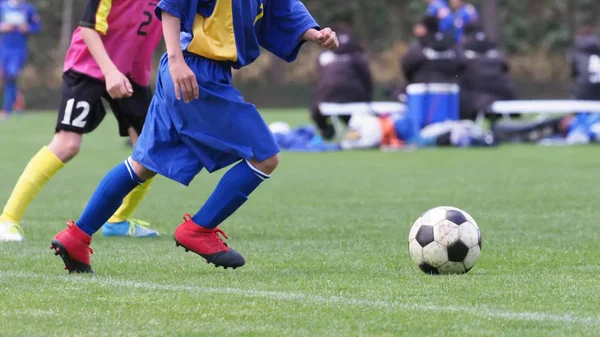 Jogo de futebol no japão — Fotografia de Stock