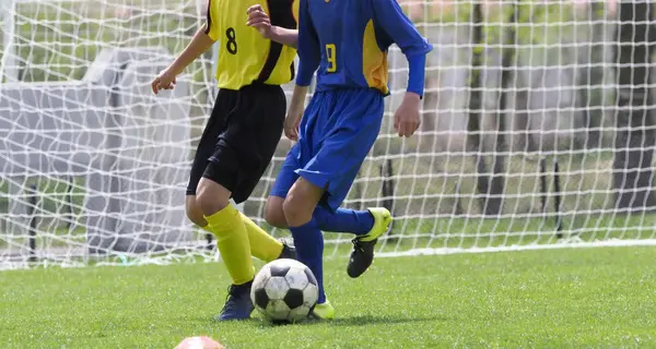 Partido de fútbol en Japón —  Fotos de Stock