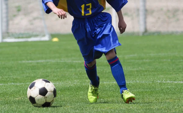 Partido de fútbol en Japón — Foto de Stock