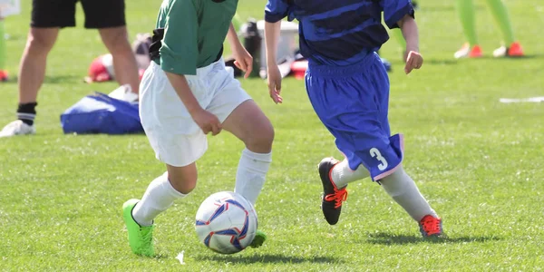 Partido de fútbol en Japón — Foto de Stock