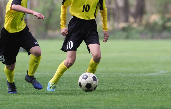 Partita di calcio in Giappone — Foto Stock