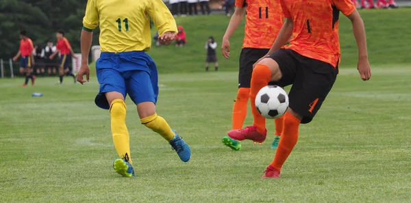 Partido de fútbol en Japón —  Fotos de Stock