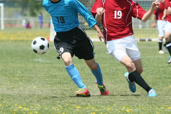 Partita di calcio in Giappone — Foto Stock