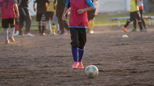 Práctica de fútbol en Japón —  Fotos de Stock