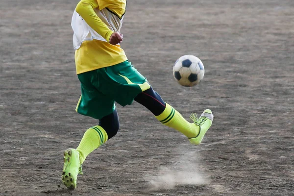 Ποδόσφαιρο πρακτική στην Ιαπωνία — Φωτογραφία Αρχείου