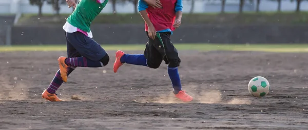 Voetbal praktijk in japan — Stockfoto