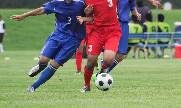 Partita di calcio in Giappone — Foto Stock