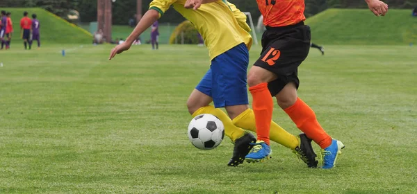 Partita di calcio in Giappone — Foto Stock