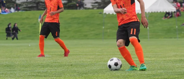 Jogo de futebol no japão — Fotografia de Stock