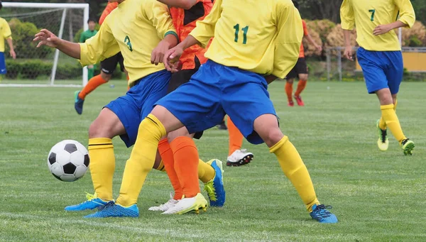 Partita di calcio in Giappone — Foto Stock