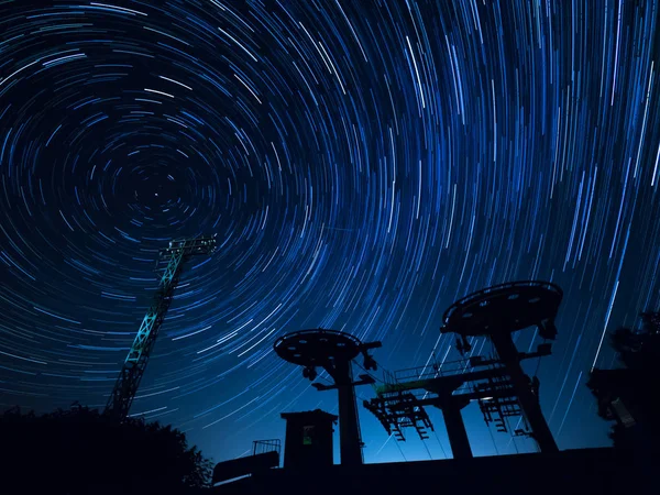 Rastro de estrellas en Japón — Foto de Stock