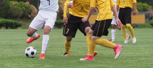 Partido de fútbol en Japón — Foto de Stock