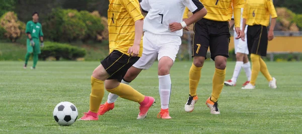 Partita di calcio in Giappone — Foto Stock