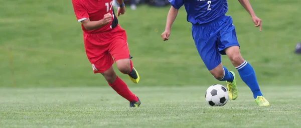 일본에서의 축구 경기 — 스톡 사진