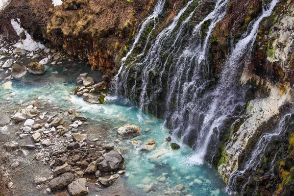Wasserfall im Hokkaido — Stockfoto