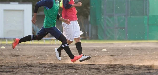 Práctica futbolística en Japón — Foto de Stock