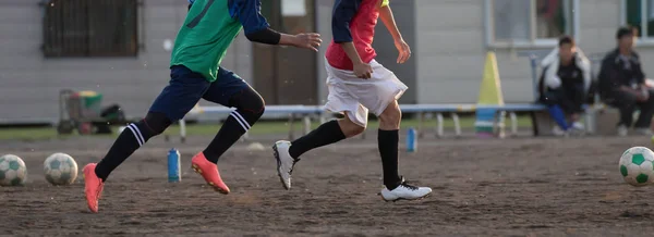 Fooball practice in japan — Stock Photo, Image