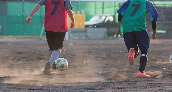 Fooball practice in japan — Stock Photo, Image