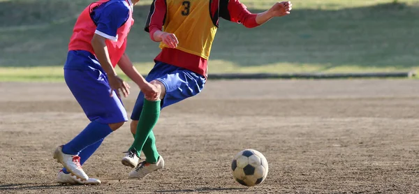 Voetbal praktijk in japan — Stockfoto