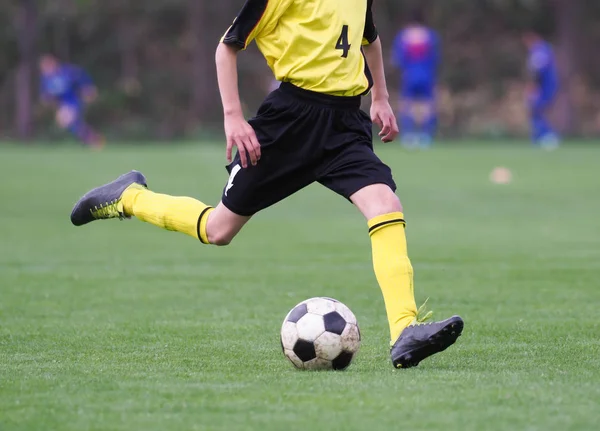 Partita di calcio in Giappone — Foto Stock