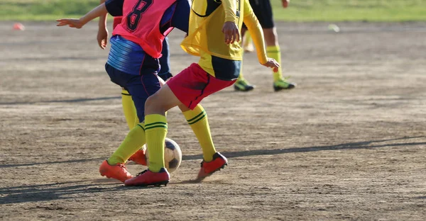 Prática de futebol no japão — Fotografia de Stock