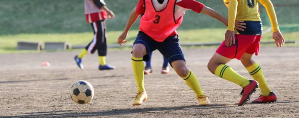 일본에서 축구 연습 — 스톡 사진