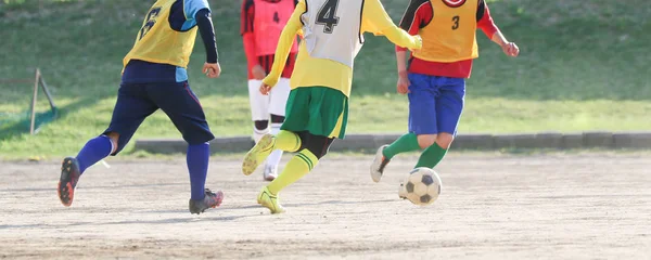 Voetbal praktijk in japan — Stockfoto