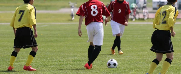 Partita di calcio in Giappone — Foto Stock