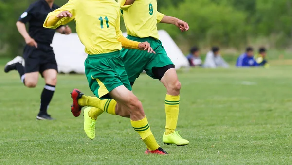 Fotbalový zápas v Japonsku — Stock fotografie