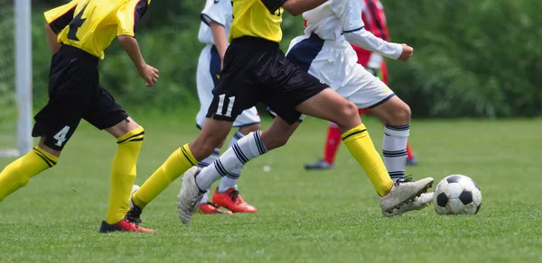 Partita di calcio in Giappone — Foto Stock