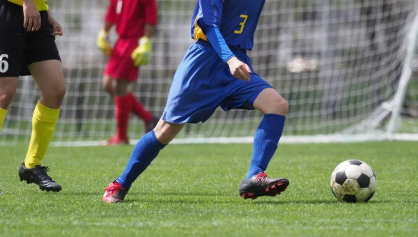 Jogo de futebol no japão — Fotografia de Stock