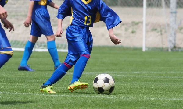 Partido de fútbol en Japón — Foto de Stock