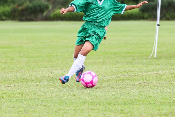 Partido de fútbol en Japón — Foto de Stock