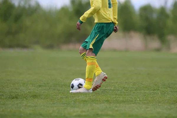 Jogo de futebol no japão — Fotografia de Stock