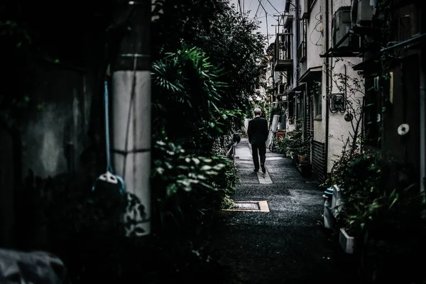 walking man in tokyo