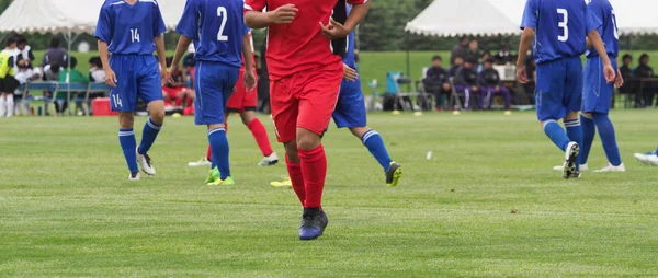 Partita di calcio in Giappone — Foto Stock