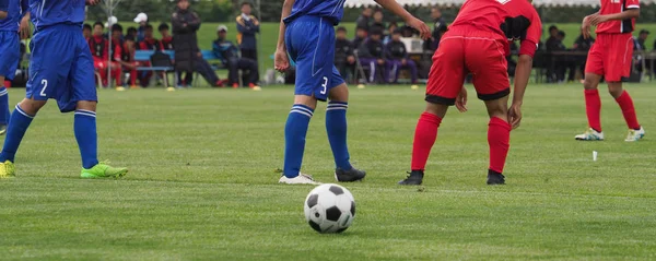 Jogo de futebol no japão — Fotografia de Stock