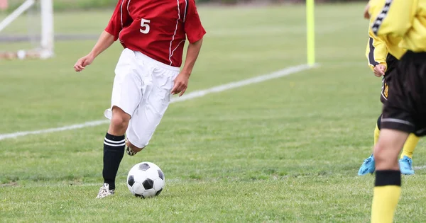 Partido de fútbol en Japón — Foto de Stock