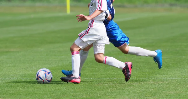 Jogo de futebol no japão — Fotografia de Stock