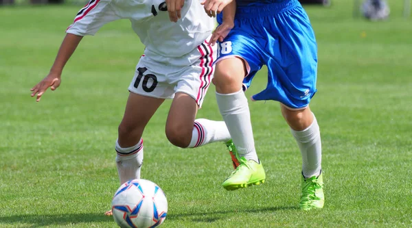 일본에서의 축구 경기 — 스톡 사진