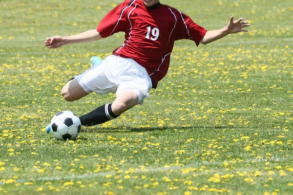 Voetbalwedstrijd in Japan — Stockfoto